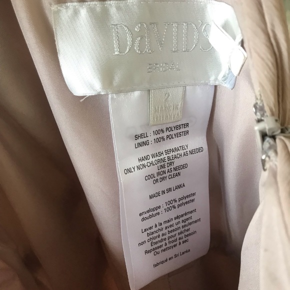 David’s Bridal Gold Bridesmaid Formal Dress - Picture 4 of 8